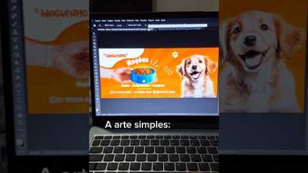 Design simples? Não, apenas o seu melhor!💻😁🤩. #design #photoshop #marketing #arte