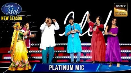 Shubhajit को Mic देने Stage पर पहुँच कर Judges करने लगे Dance | Indian Idol S15 | Platinum Mic