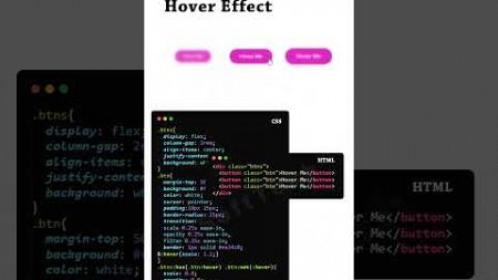 Hover effect in css #hovereffect #button #buttonanimation #shorts #shortsfeed #webdesign #coding