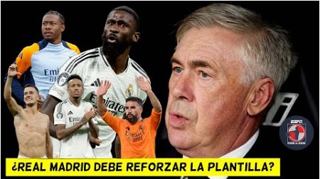 LESIONES COMPLICA a Carlo ANCELOTTI y debe elegir: MERCADO DE INVIERNO o la CANTERA | Fuera de Juego