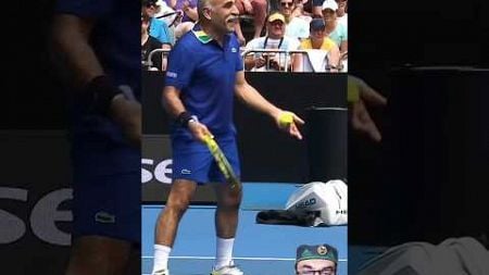 The WALL Of Mansour Bahrami #sports #tennis #funny #shorts