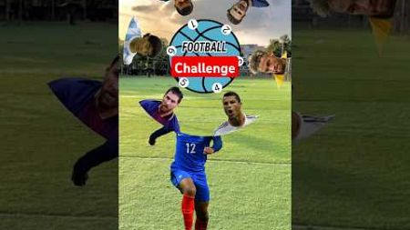 Football Perfect Stop challenge #ronaldo #challenge #soccerplayer #challange #footballplayer #shorts