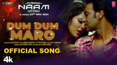 Naam | Dum Dum Maro (Song) | Ajay Devgn, Sameera Reddy | Sunidhi Chauhan | Sajid-Wajid | Anees Bazmi