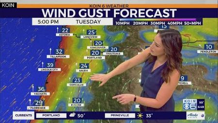 Wet, windy, &amp; stormy weather return in Portland Tuesday &amp; Wednesday