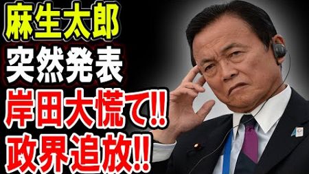 【岸田文雄 /麻生太郎】「官邸も黙認？！政治資金パーティーに隠された恐ろしい秘密」岸田大慌て!!政界追放!!【解説・見解】