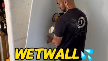 Wet wall shower panels