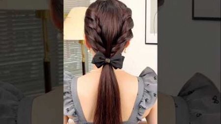 party wear twisted hair style #twistedhairstyle #partyhairstyle #fashion #short #viral