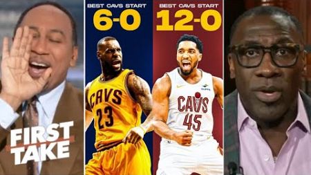 FIRST TAKE | &quot;Cavs are a NBA Finals contenders&quot; - Stephen A. on Mitchell&#39;s Cavs stay undefeated 12-0