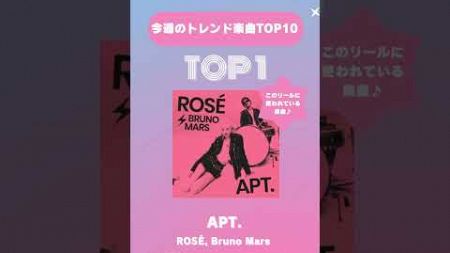 【保存版】リールに使わないと損する今週のトレンド楽曲TOP10