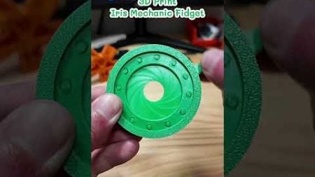 Fidget Toy กลไก Iris Mechanic เพื่อการศึกษา #3dprinter #bambulab #polymaker