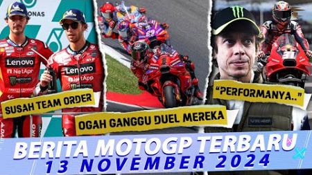 Ducati Sulit Perintahkan Team Order 🫣 Marquez Ogah Ganggu Martin Vs Bagnaia 😍 Rossi Komentari Acosta