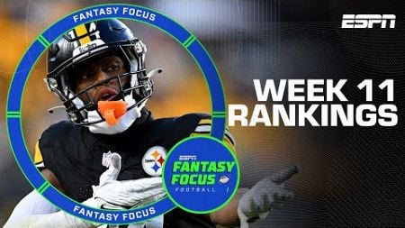 Week 11 Rankings + Rookie Rankings Reset 🏈 | Fantasy Focus