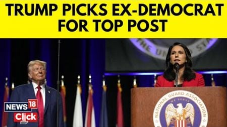 Trump 2.0 Cabinet | Donald Trump Picks Tulsi Gabbard To Be Director Of National Intelligence | N18G