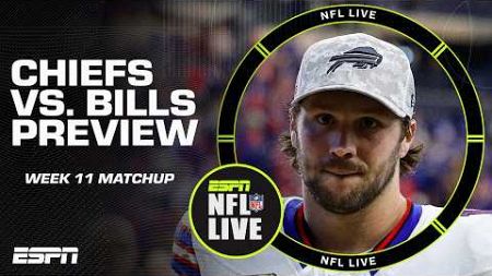 Chiefs vs. Bills KEYS TO VICTORY 🗝️ Importance of pressuring Patrick Mahomes 🏈 | NFL Live