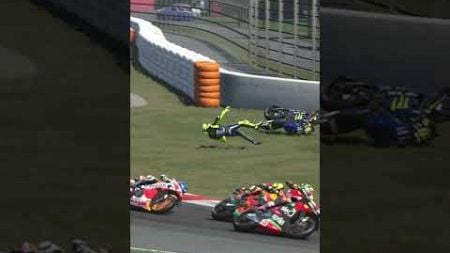 Rossi wanted to turn around but slipped