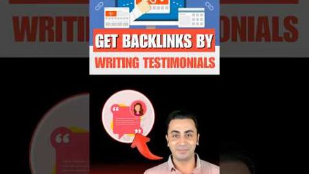 Did You know that You can Get Backlinks by Writing Testimonials for Effective SEO Strategy