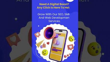 Need a digital boost? Any Click is here to help!Grow with our SEO, SMM, | #anyclick #viralvideo