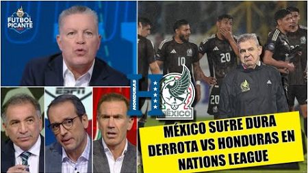 MÉXICO VOLVIÓ A PERDER vs HONDURAS en Nations League. Peláez MOLESTO con el VASCO | Futbol Picante