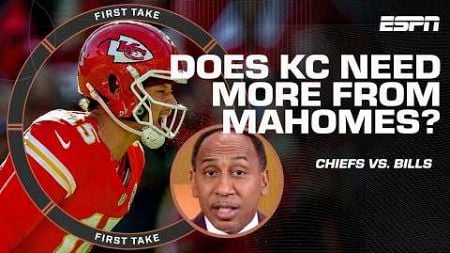 Stephen A. needs MORE from Patrick Mahomes if the Chiefs want to three-peat 👀 | First Take