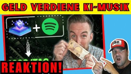 Geld verdienen mit KI-Musik | Erfahrungen mit Spotify und Suno AI deutsch | @MichaelKotzur Reaktion