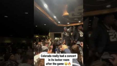 Colorado had a concert in their locker room 🎤 (via alexxfigs/TT, ytbfatt/TT)