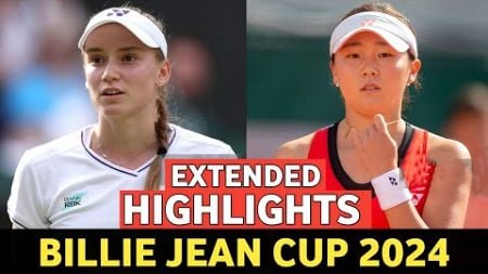 Elena Rybakina vs Sohyun Park Highlights Today BJK Tennis - Billie Jean King Cup 2024