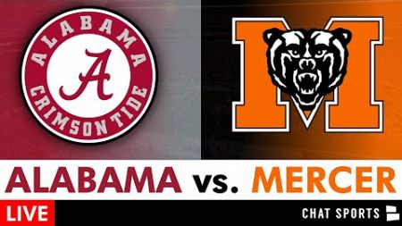 Alabama vs. Mercer Live Streaming Scoreboard on ESPN+, Play-By-Play, Highlights | 2024 CFB Week 12