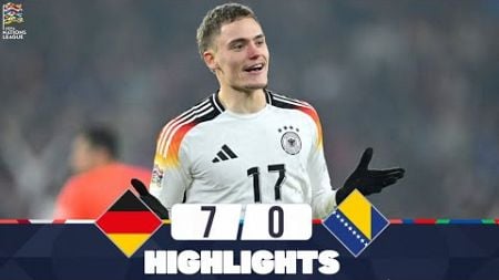 Deutschland Bosnien | 7:0 | Zusammenfassung | UEFA Nations League League 2024-25 | germany vs bosnia