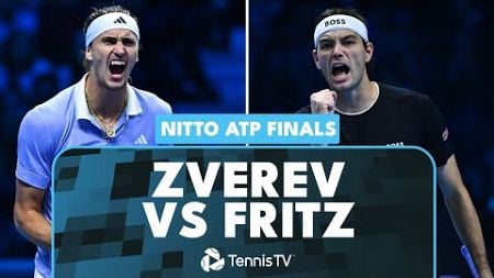 Alexander Zverev vs Taylor Fritz Semi-Final THRILLER | Nitto ATP Finals 2024 Highlights