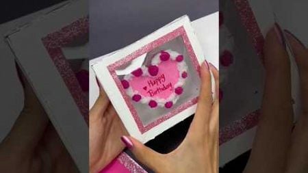 Diy mini birthday cake gift for bestie 💜💖//beautifulgift