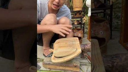 Handicraft Magic part 213 #shorts #subscribe #nocopyright #satisfying #bamboo #chill #lofi #craft