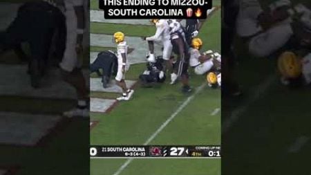 A wild ending between Missouri &amp; South Carolina 🍿