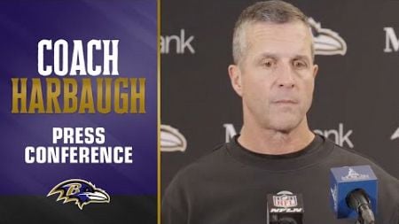 John Harbaugh on Losing to the Steelers in Week 11 | Baltimore Ravens