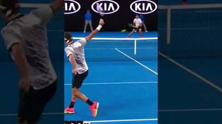 Roger Federer’s incredible backhand vs Nadal #tennis #meandthedevil #rogerfederer