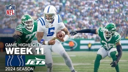 Indianapolis Colts vs. New York Jets | 2024 Week 11 Game Highlights