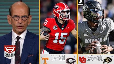 ESPN &quot;breaks down&quot; CFP Rankings after Week 12: Georgia poised to leap; Colorado firmly in CFP hunt