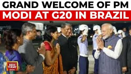 PM Modi In Brazil For G20 Summit, Post Nigeria Visit | Top Focus Is Climate Change | India Today