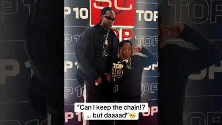 2 Chainz son Halo was not trying to give up the SportsCenter Top 10 chain 🤣