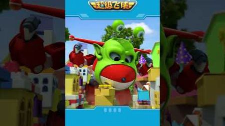 [超级飞侠 #short] 动作明星的表演 #superwings #超级飞侠