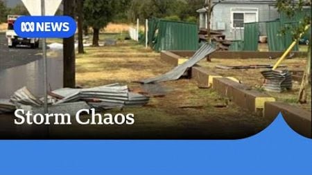 Wild storms smash NSW, leaving Carinda without pub, pizza shop and general store | ABC News