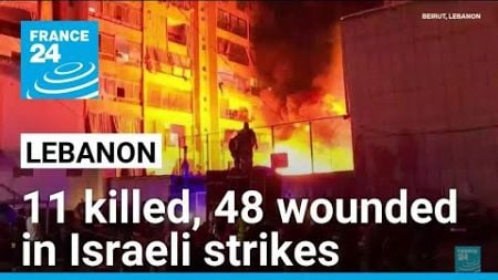 11 killed, 48 wounded in Israeli strikes in Lebanon&#39;s south • FRANCE 24 English