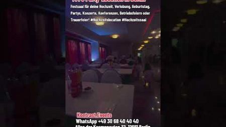 777€ Party-Location in BerlinFestsaal für deine Hochzeit, Verlobung, Geburtstag