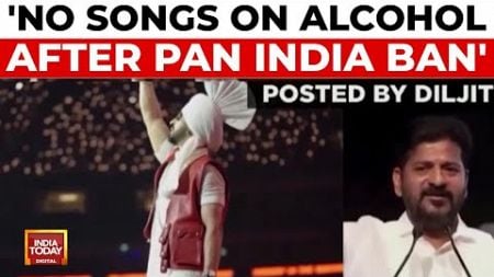 Diljit Dosanjh Challenges Alcohol Promotion, Advocates Pan-India Ban | India Today