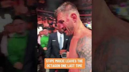 Stipe leaves the Octagon for the final time 👏 #UFC309