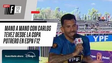 &quot;VOY A SEGUIR SIENDO DT&quot;: Carlos Tevez IMPERDIBLE desde la COPA POTRERO con #ESPNF12