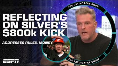 Pat McAfee admits he was emotional after Henry Silver&#39;s $800,000 winning kick | The Pat McAfee Show