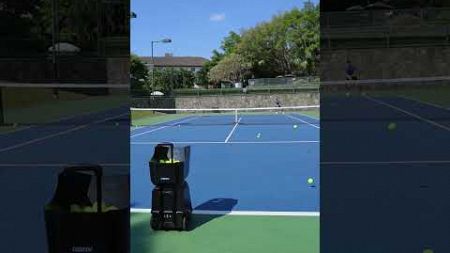 Forehand and backhand alternate training #sports #tennis