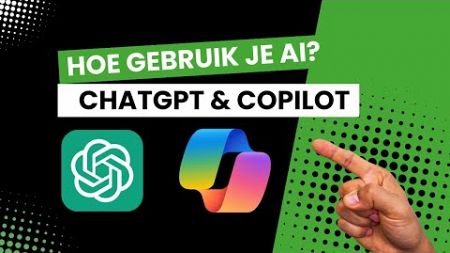 Maximaliseer je Bedrijf met AI: Microsoft Copilot vs ChatGPT + Belangrijke Privacytips!