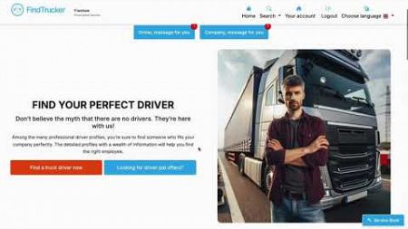 Vind gemakkelijk chauffeurs voor uw bedrijf! FindTrucker – Hoe werkt het?