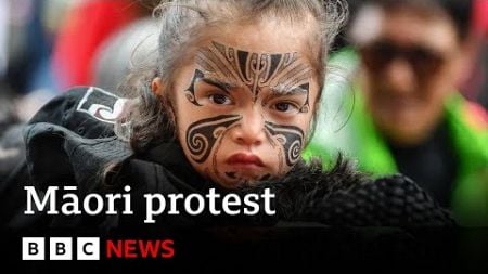 Thousands take part in Māori protests in New Zealand&#39;s capital | BBC News